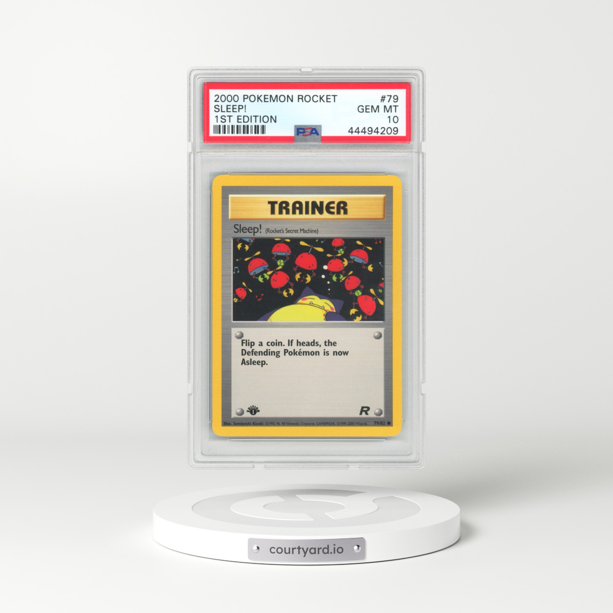 2000 Pokémon Rocket #79 Sleep! - 1st Edition (PSA 10 GEM MINT)