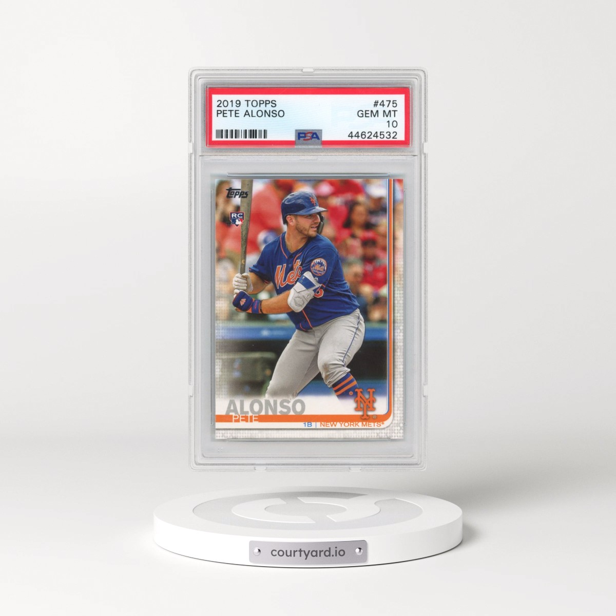 2019 Topps #475 Pete Alonso (PSA 10 GEM MINT)