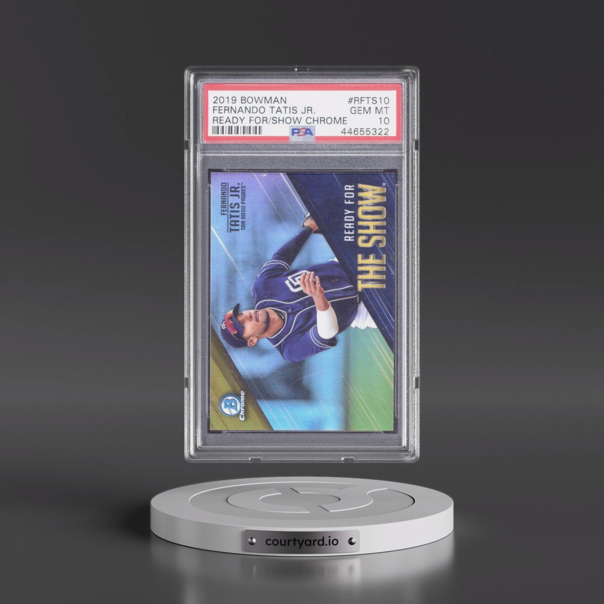 2019 Bowman Ready for the Show Chrome #RFTS10 Fernando Tatis Jr. (PSA 10 GEM MINT)