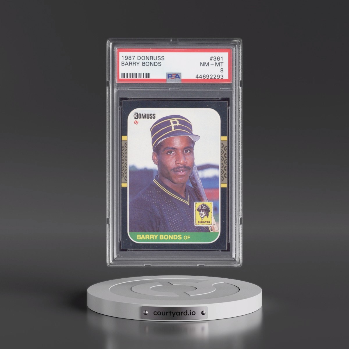 1987 Donruss #361 Barry Bonds (PSA 8 NM-MT)