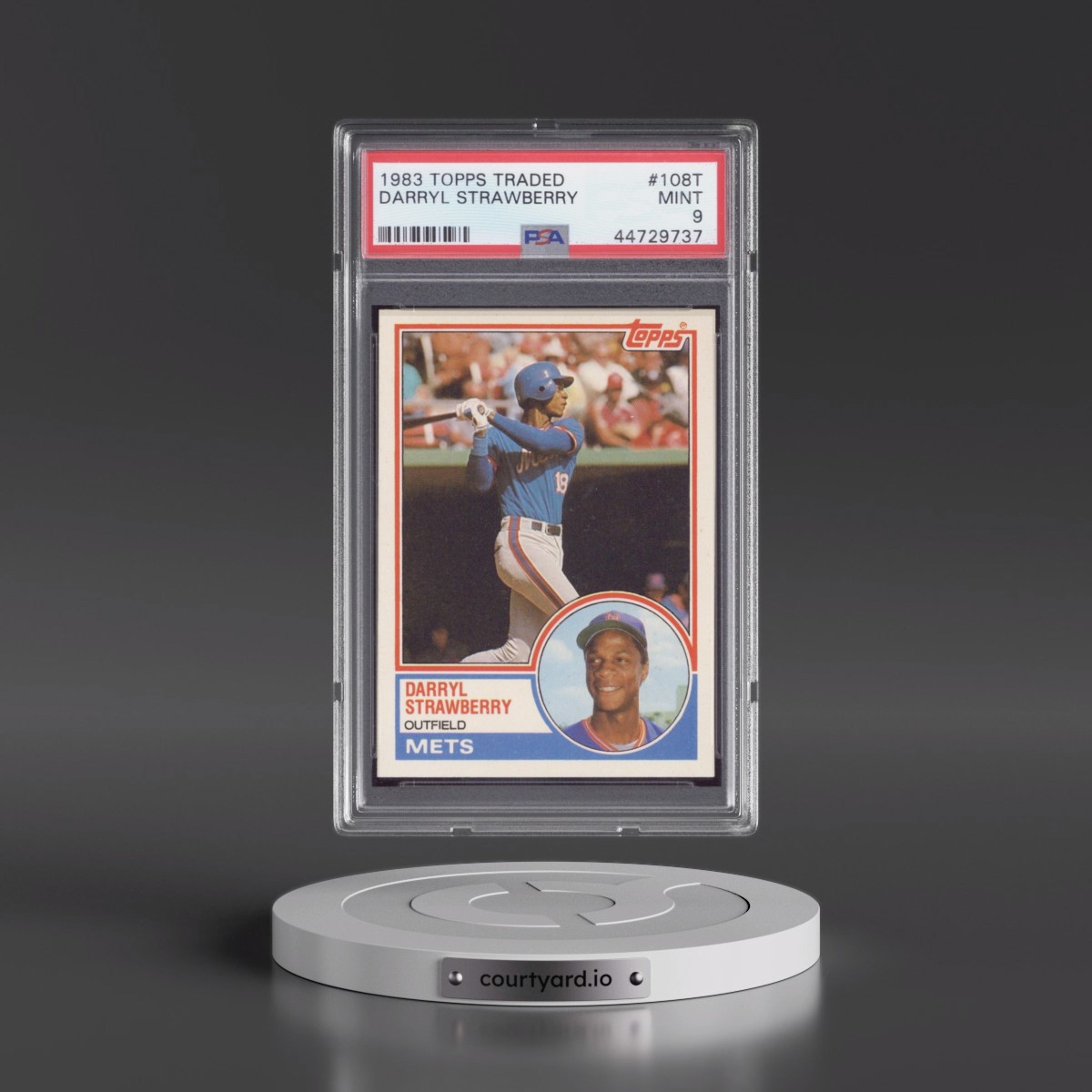 1983 Topps Traded #108T Darryl Strawberry (PSA 9 MINT)