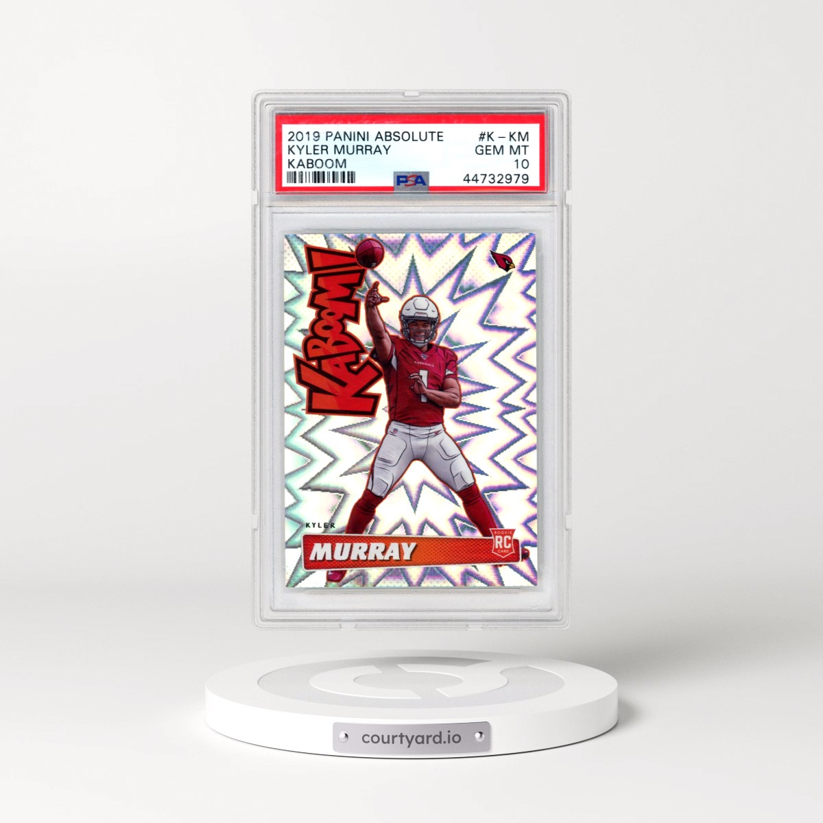 2019 Panini Absolute Kaboom! #K-KM Kyler Murray (PSA 10 GEM MINT)