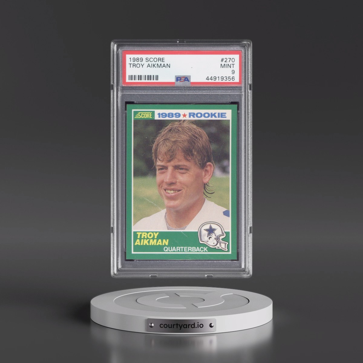 1989 Score #270 Troy Aikman (PSA 9 MINT)