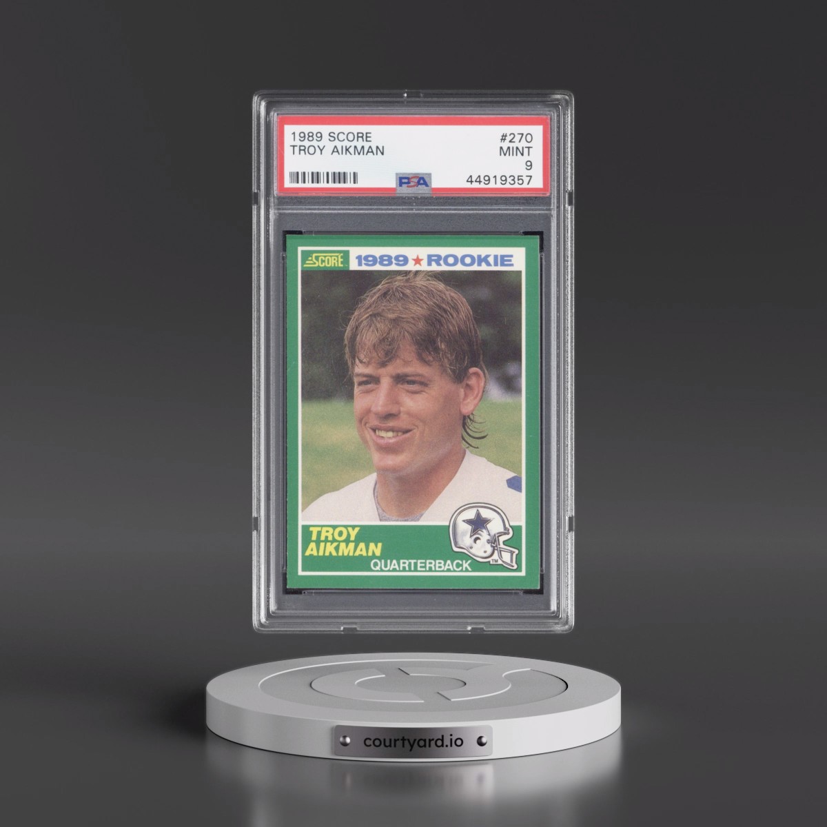 1989 Score #270 Troy Aikman (PSA 9 MINT)