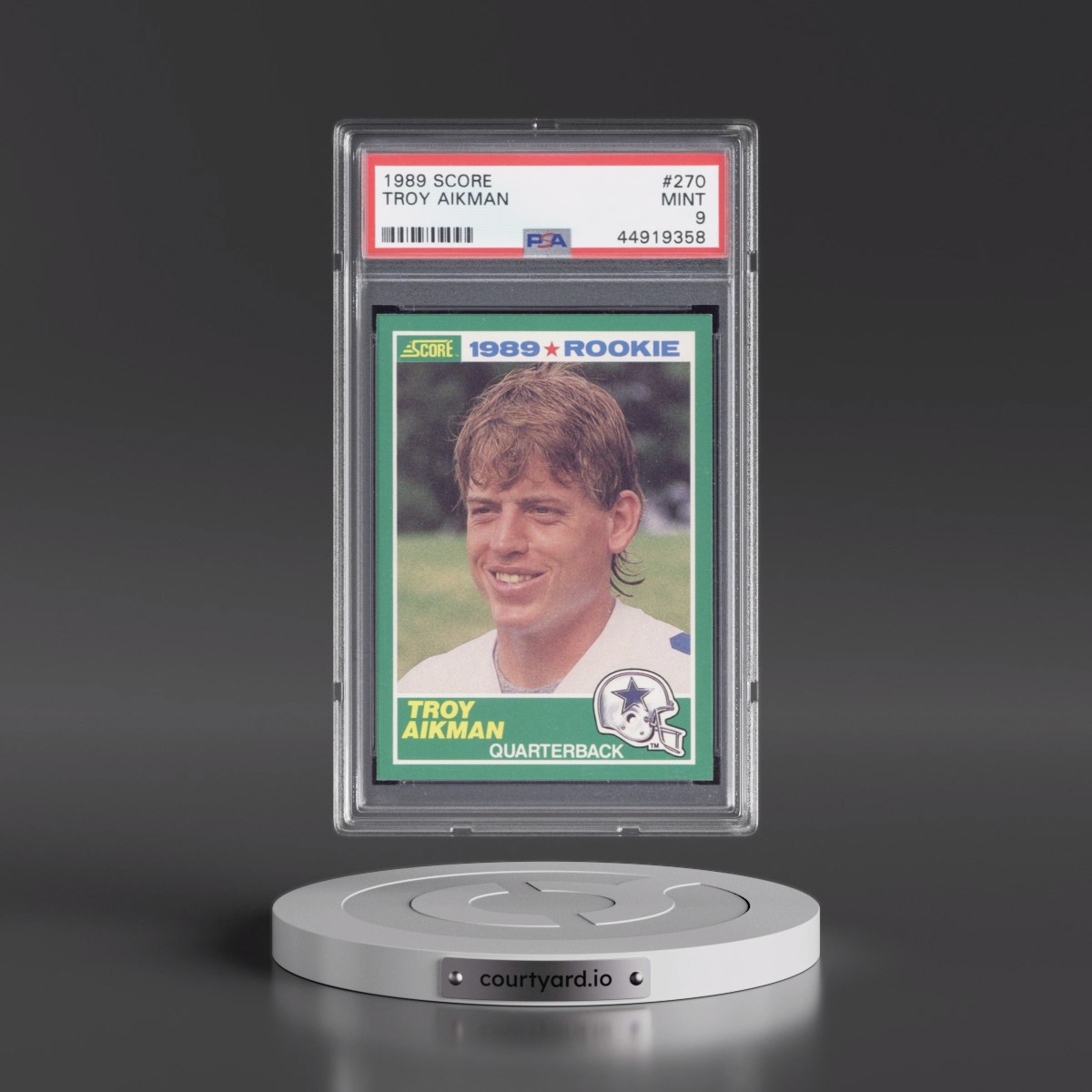 1989 Score #270 Troy Aikman (PSA 9 MINT)