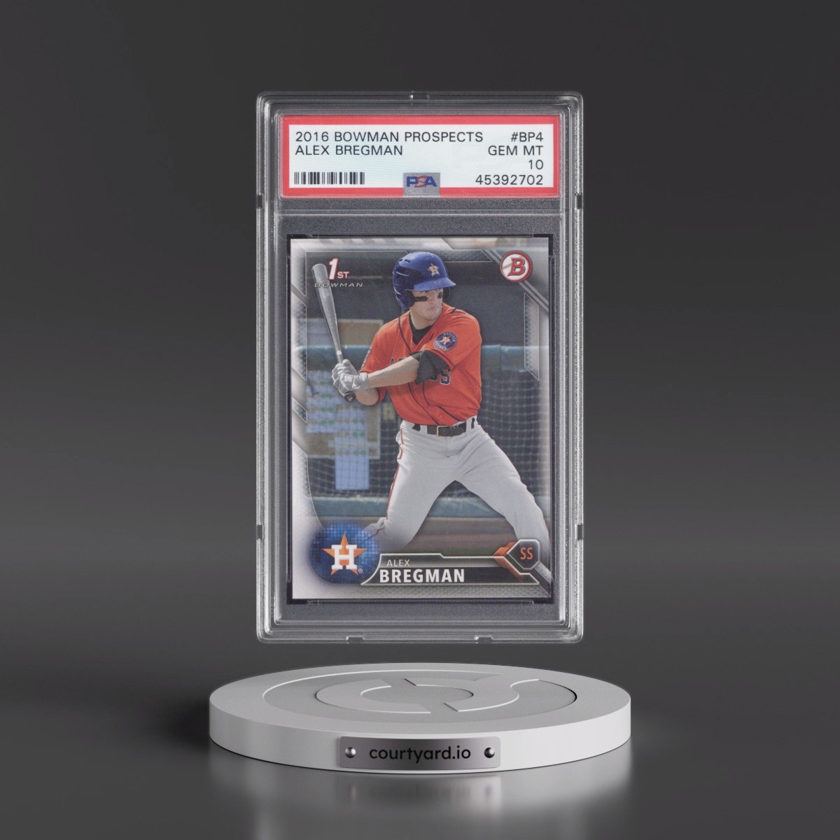 2016 Bowman Prospects Alex Bregman #BP4 PSA 10