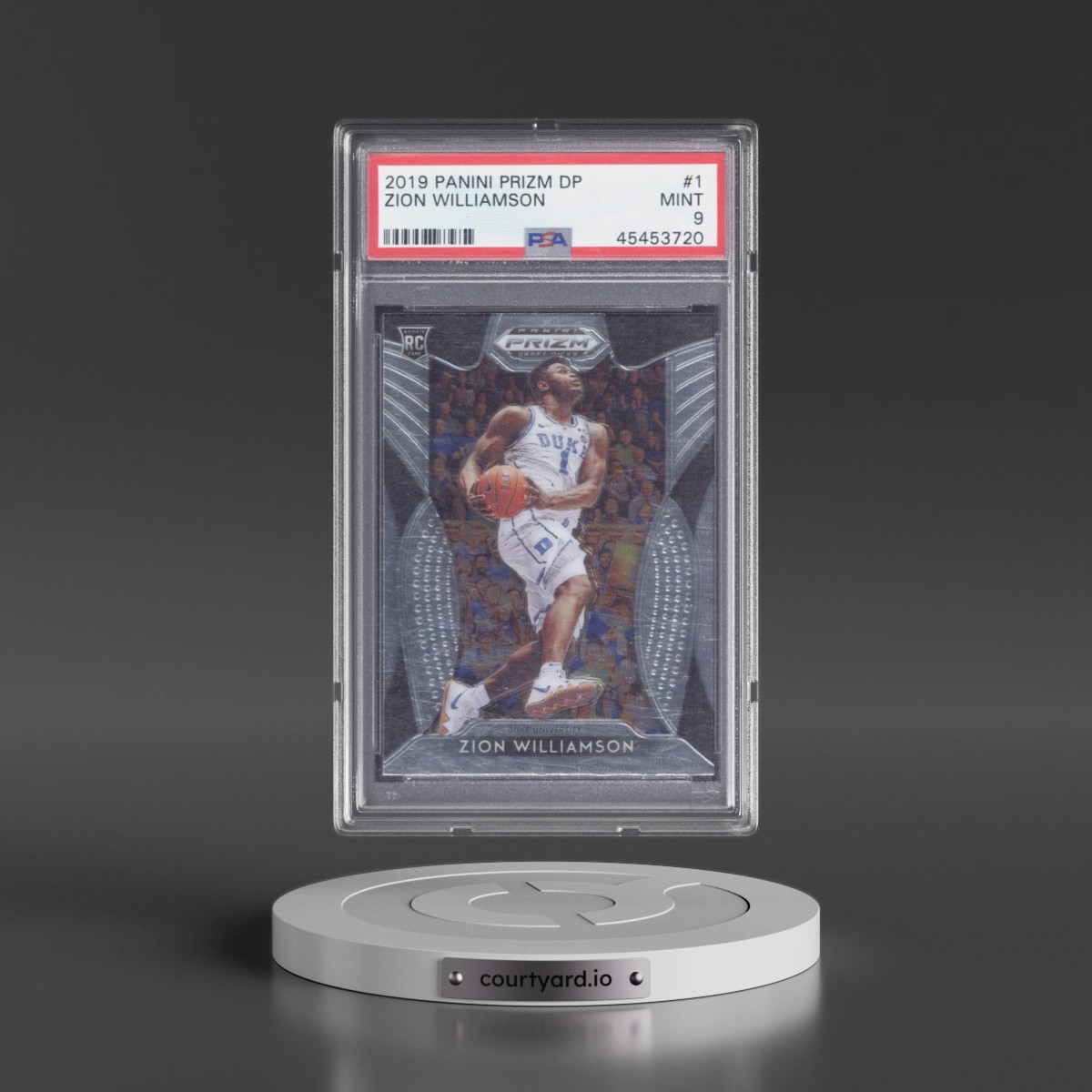 2019 Panini Prizm Draft Picks #1 Zion Williamson (PSA 9 MINT)