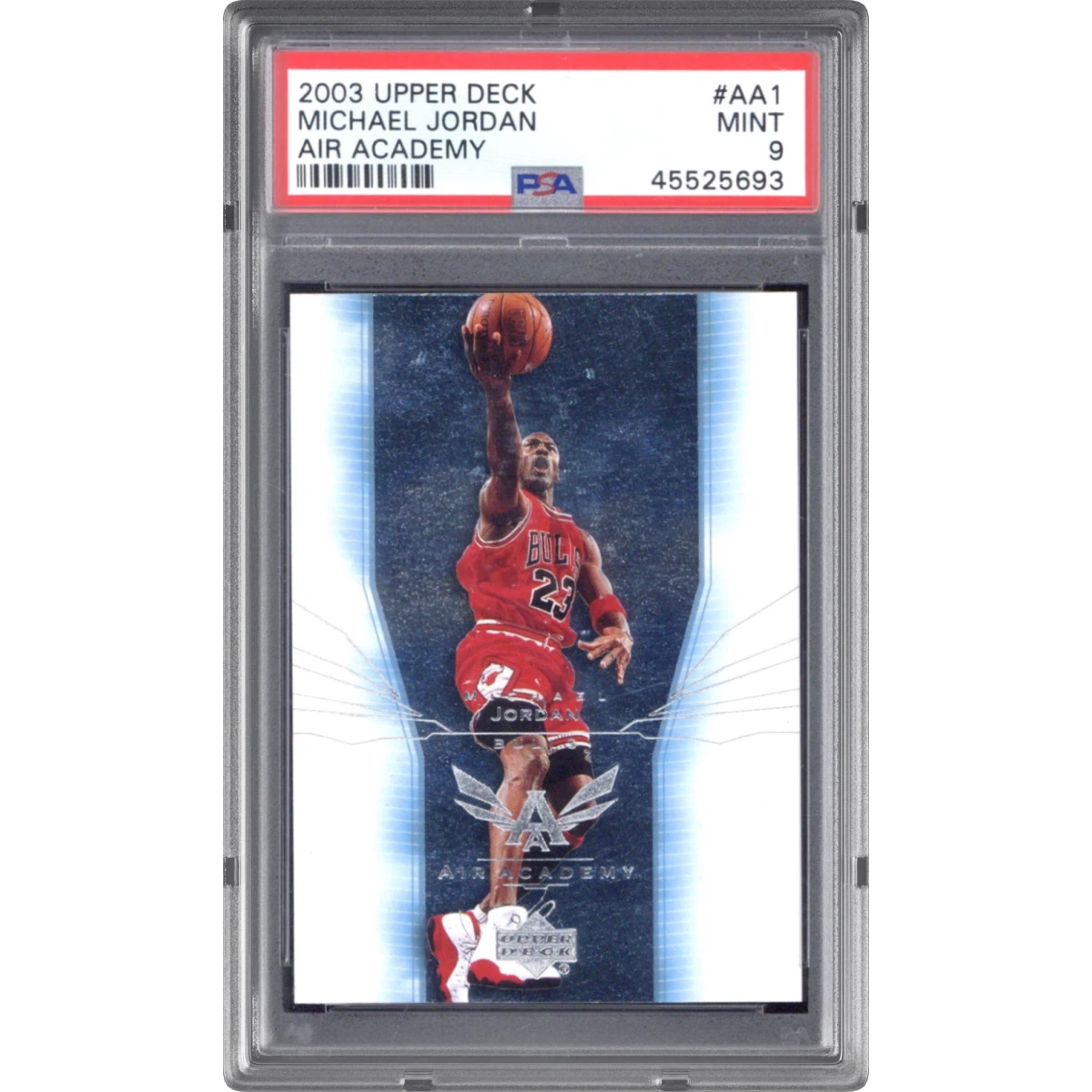 2003 Upper Deck Air Academy #AA1 Michael Jordan, PSA 9