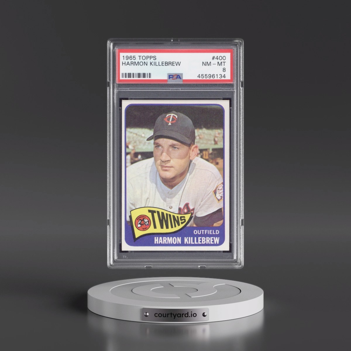 1965 Topps #400 Harmon Killebrew (PSA 8 NM-MT)
