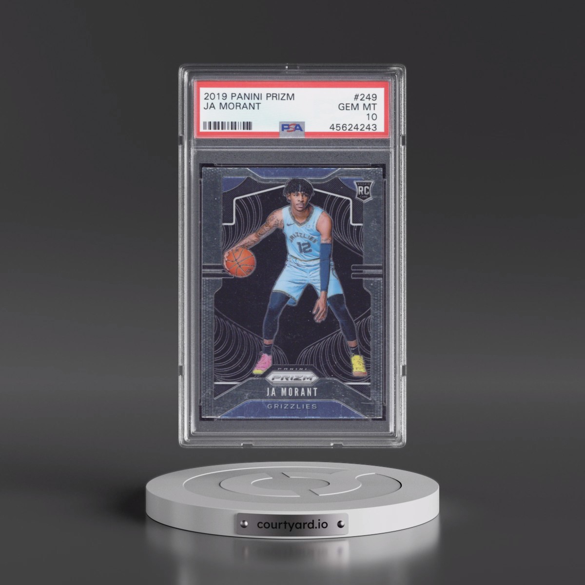 2019 Panini Prizm #249 Ja Morant (PSA 10 GEM MINT)