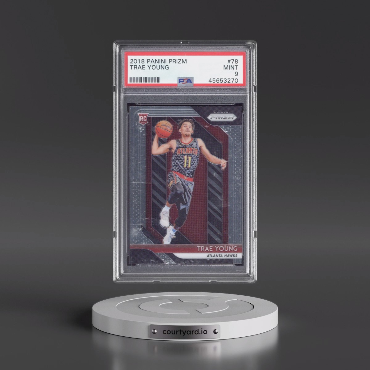 2018 Panini Prizm #78 Trae Young (PSA 9 MINT)