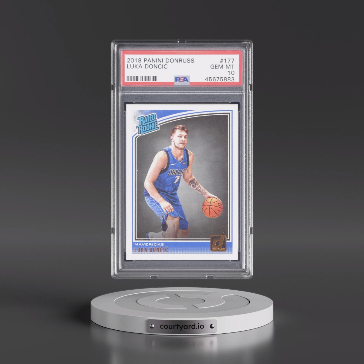 2018 Panini Donruss #177 Luka Doncic (PSA 10 GEM MINT)