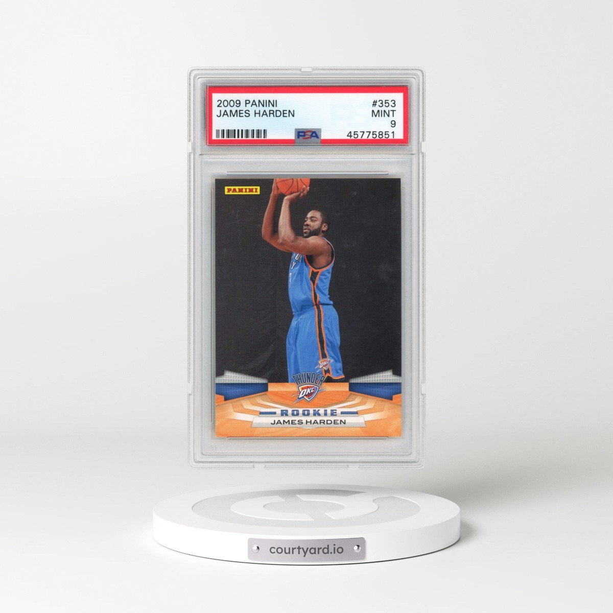 2009 Panini James Harden #353 PSA 9