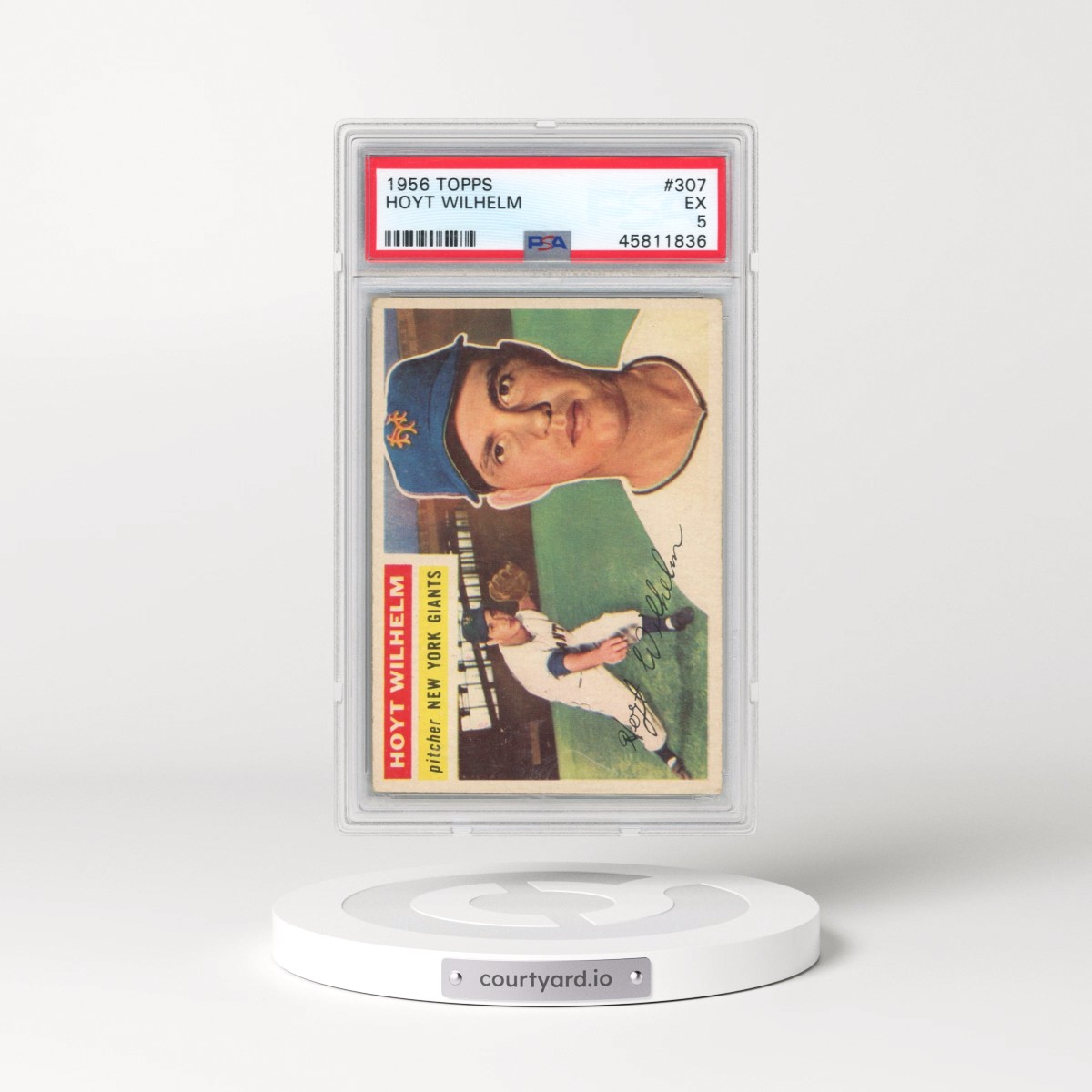 1956 Topps #307 Hoyt Wilhelm (PSA 5 EX)