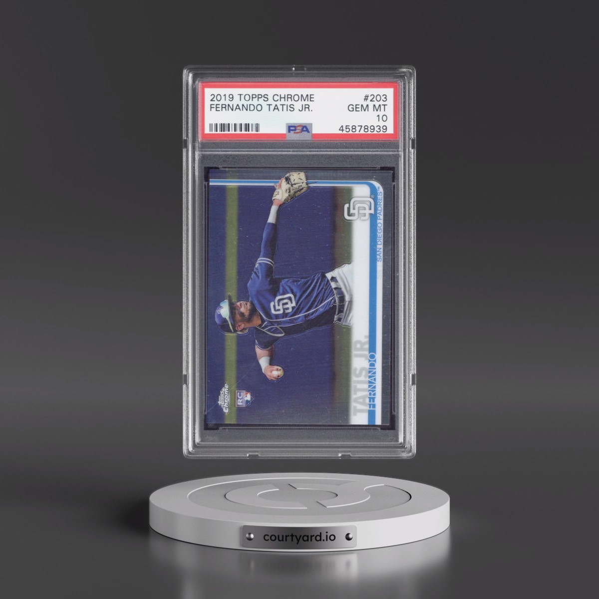 2019 Topps Chrome #203 Fernando Tatis Jr. (PSA 10 GEM MINT)