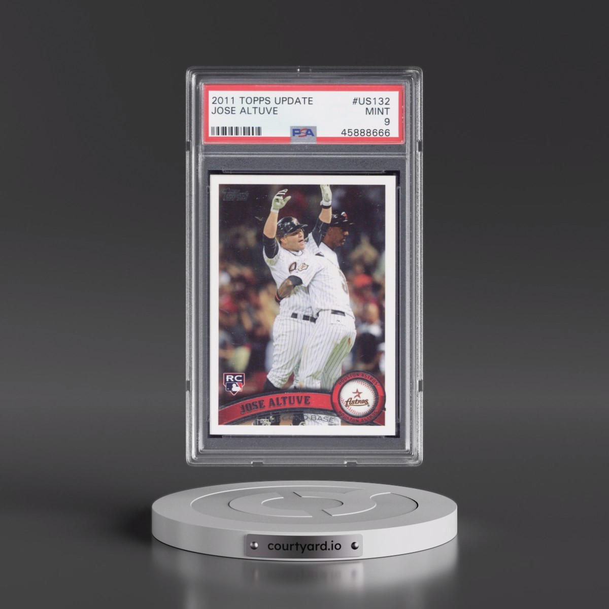 2011 Topps Update #US132 Jose Altuve (PSA 9 MINT)