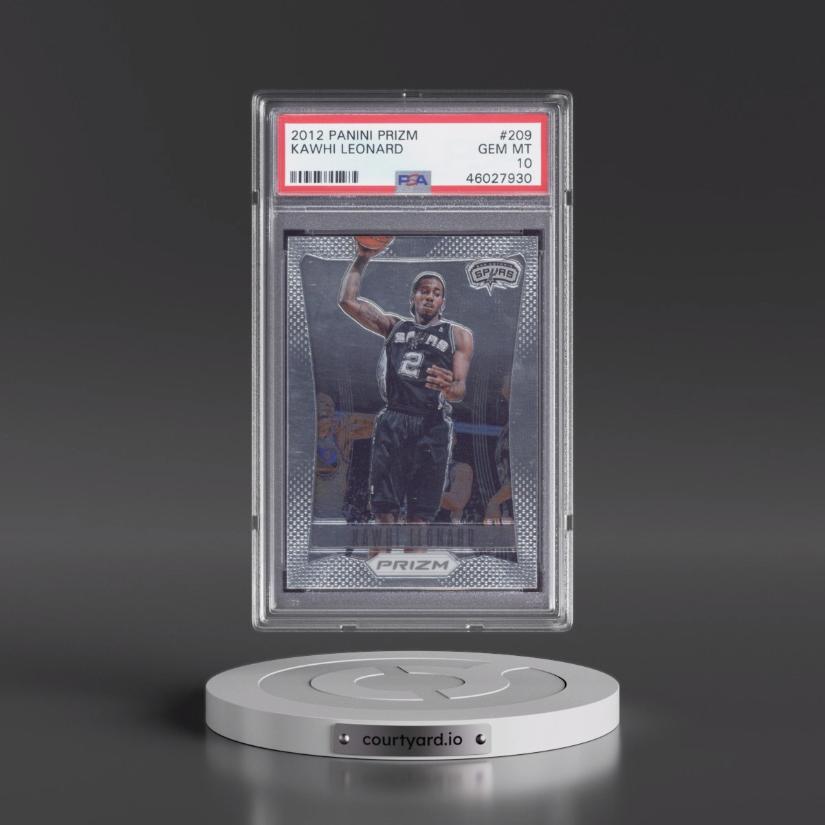 2012 Panini Prizm #209 Kawhi Leonard (PSA 10 GEM MINT)