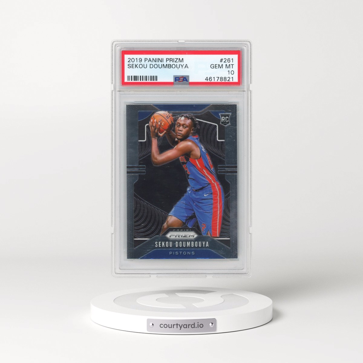 2019 Panini Prizm Sekou Doumbouya #261 PSA 10