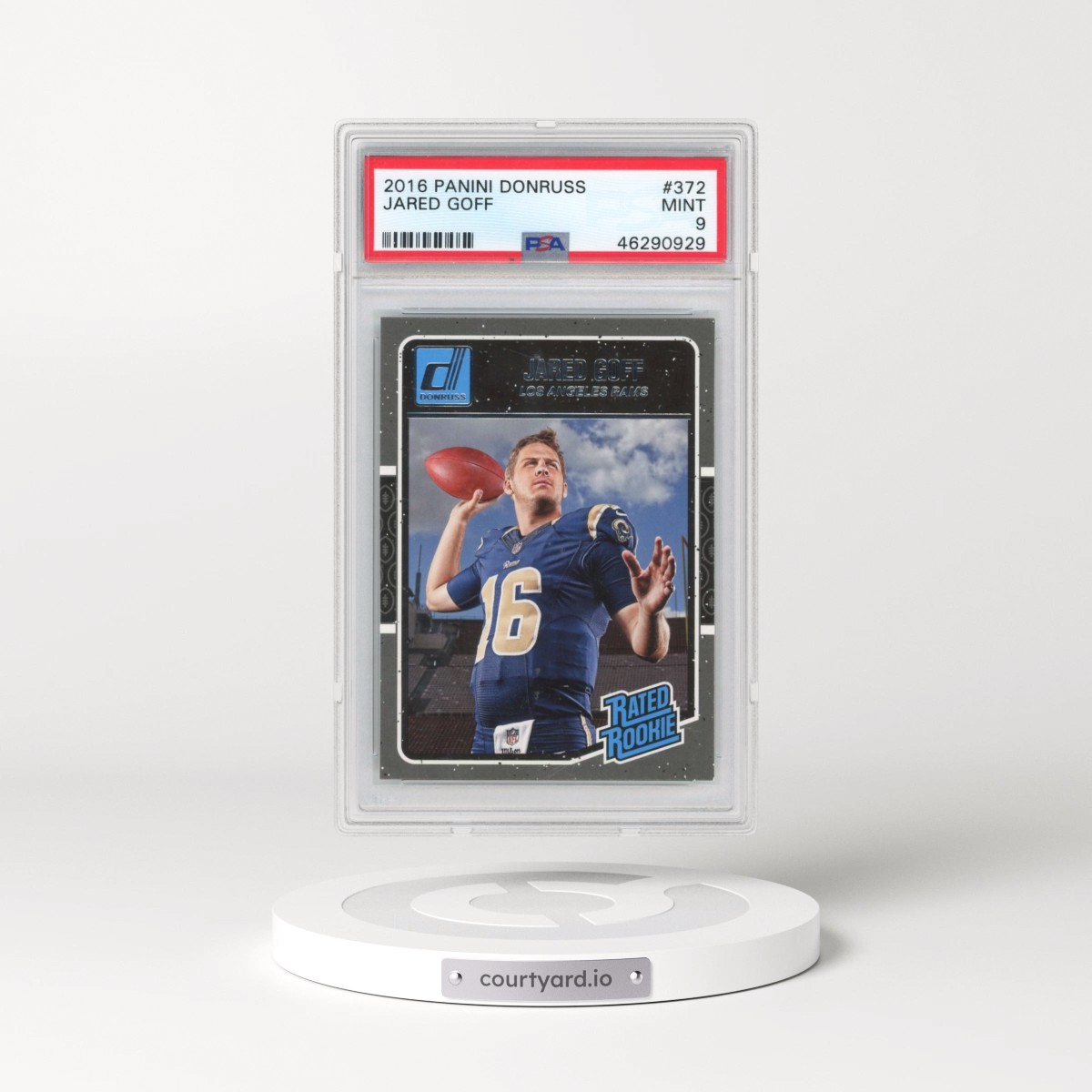 2016 Panini Donruss #372 Jared Goff (PSA 9 MINT)