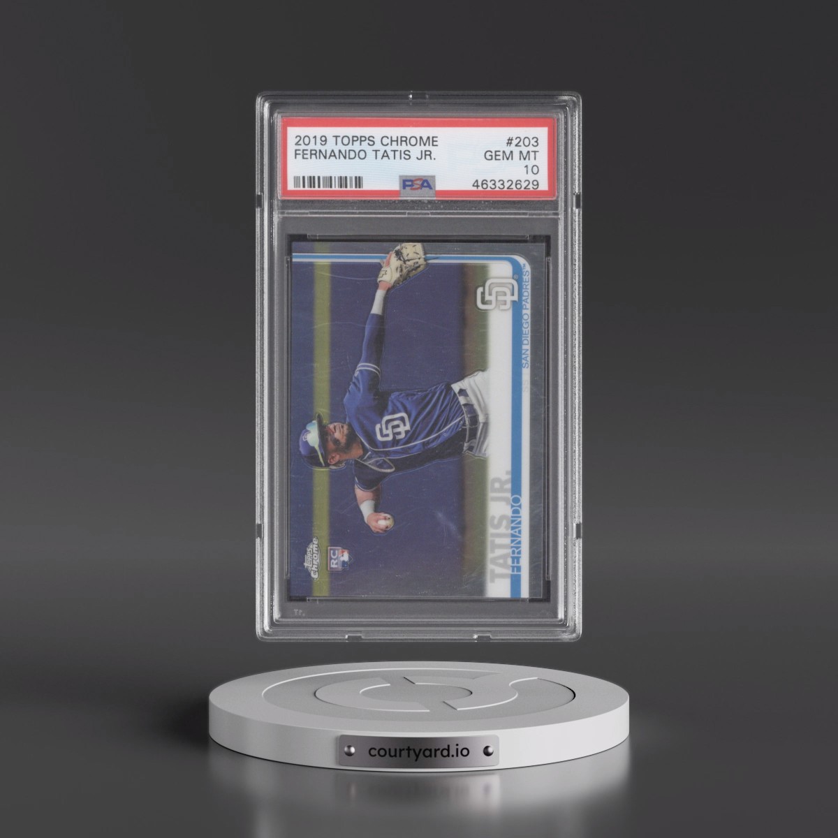 2019 Topps Chrome #203 Fernando Tatis Jr. (PSA 10 GEM MINT)