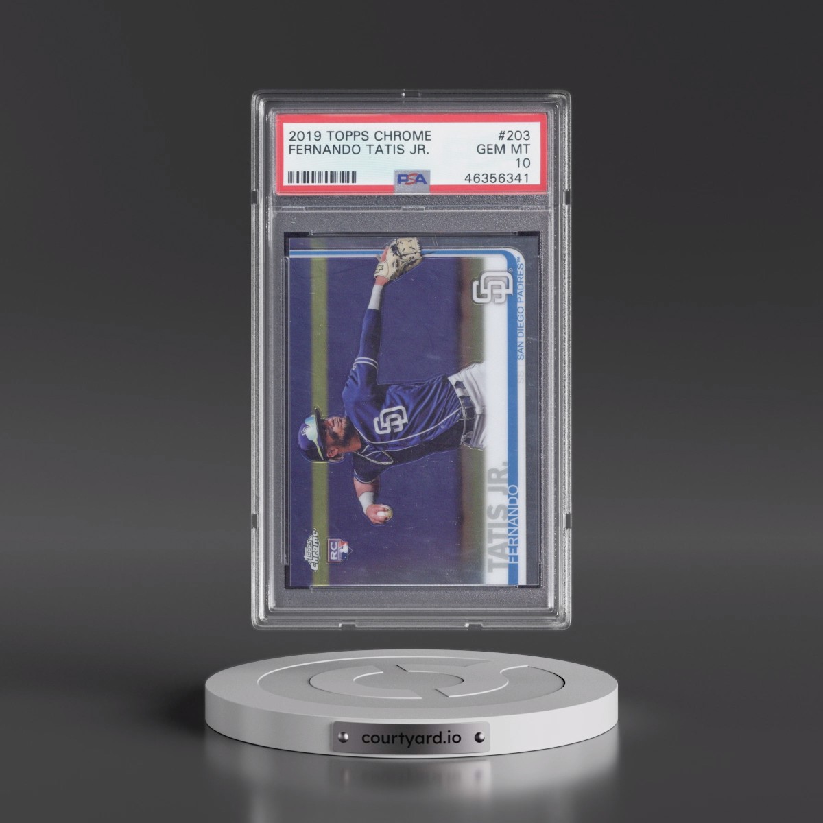 2019 Topps Chrome #203 Fernando Tatis Jr. (PSA 10 GEM MINT)
