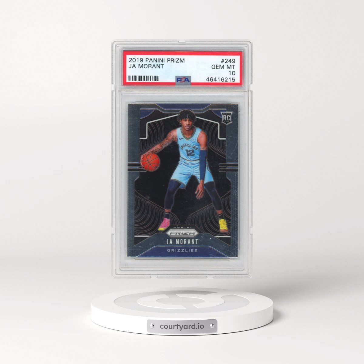 2019 Panini Prizm #249 Ja Morant (PSA 10 GEM MINT)