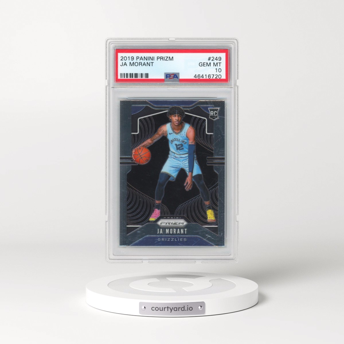 2019 Panini Prizm Ja Morant #249 PSA 10