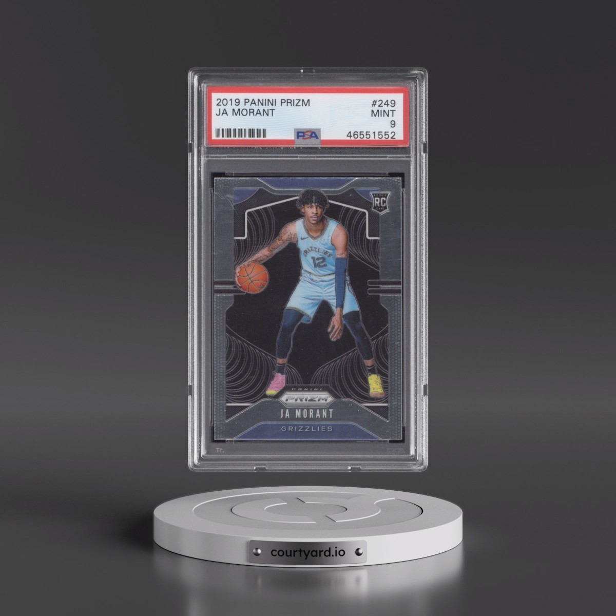 2019 Panini Prizm #249 Ja Morant (PSA 9 MINT)
