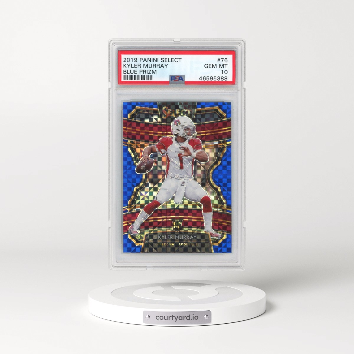 2019 Panini Select Kyler Murray - Blue Prizm #76 PSA 10