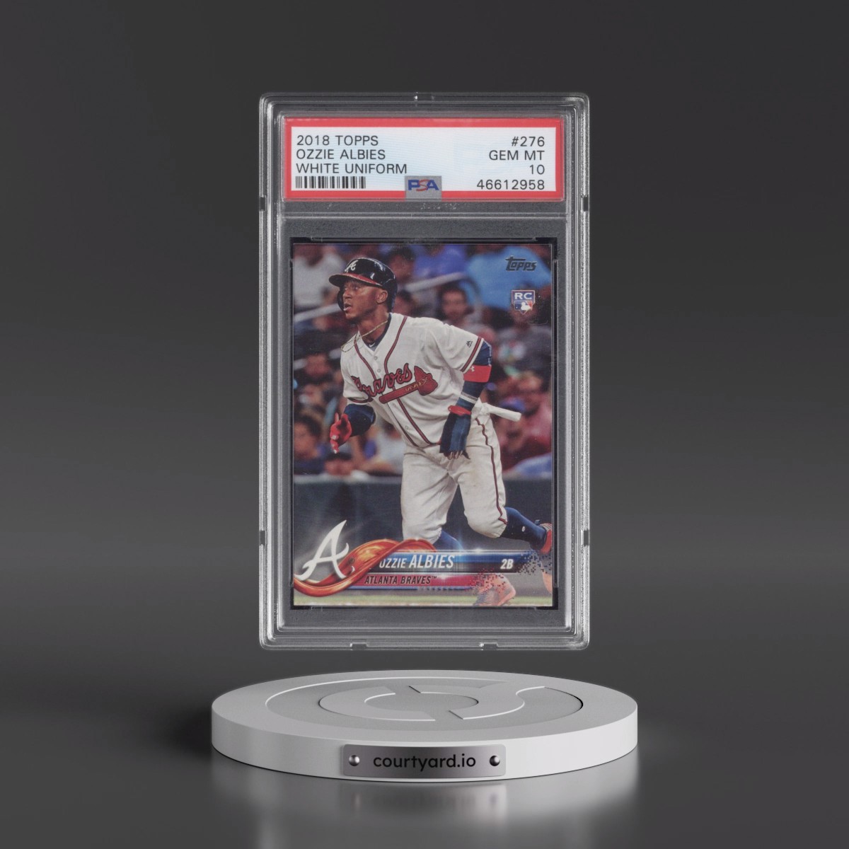 2018 Topps #276 Ozzie Albies (PSA 10 GEM MINT)