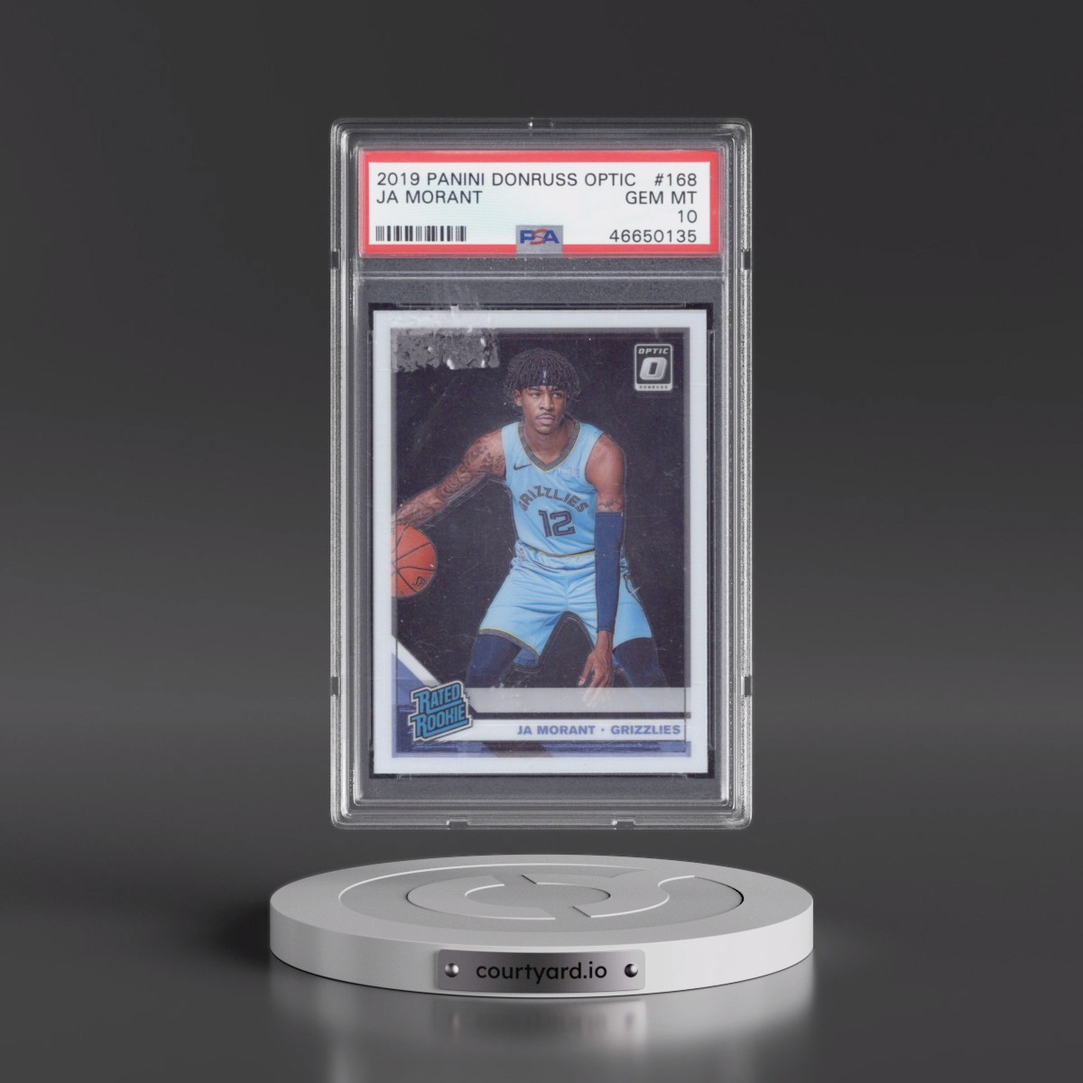 2019 Panini Donruss Optic #168 Ja Morant (PSA 10 GEM MINT)