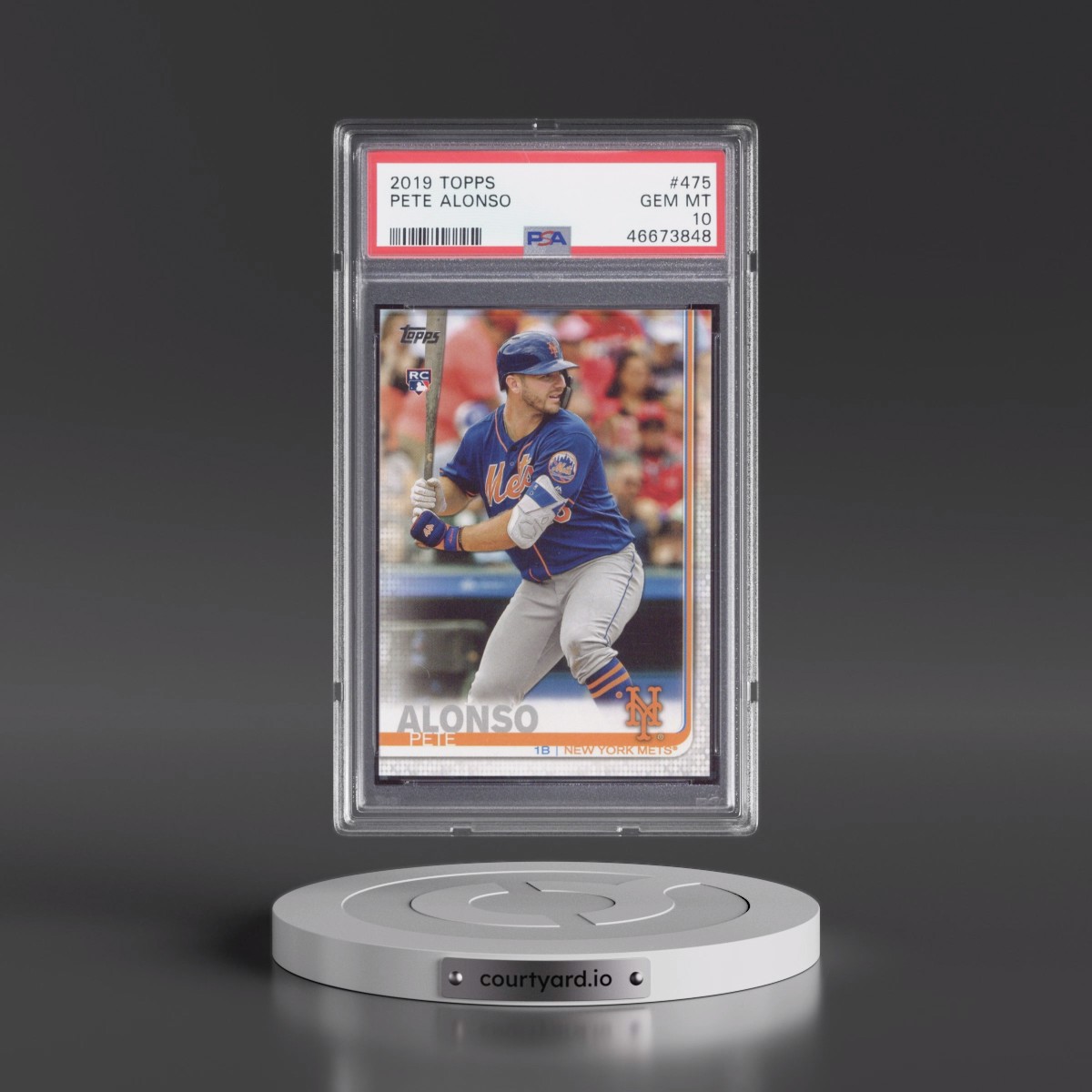 2019 Topps #475 Pete Alonso (PSA 10 GEM MINT)