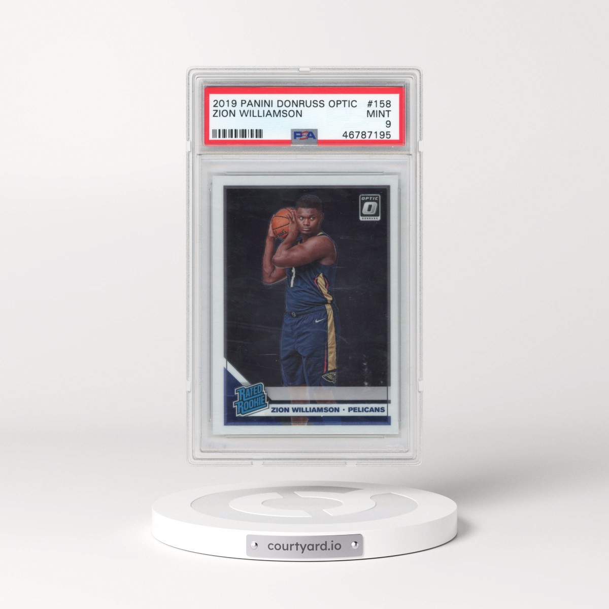 2019 Panini Donruss Optic #158 Zion Williamson (PSA 9 MINT)