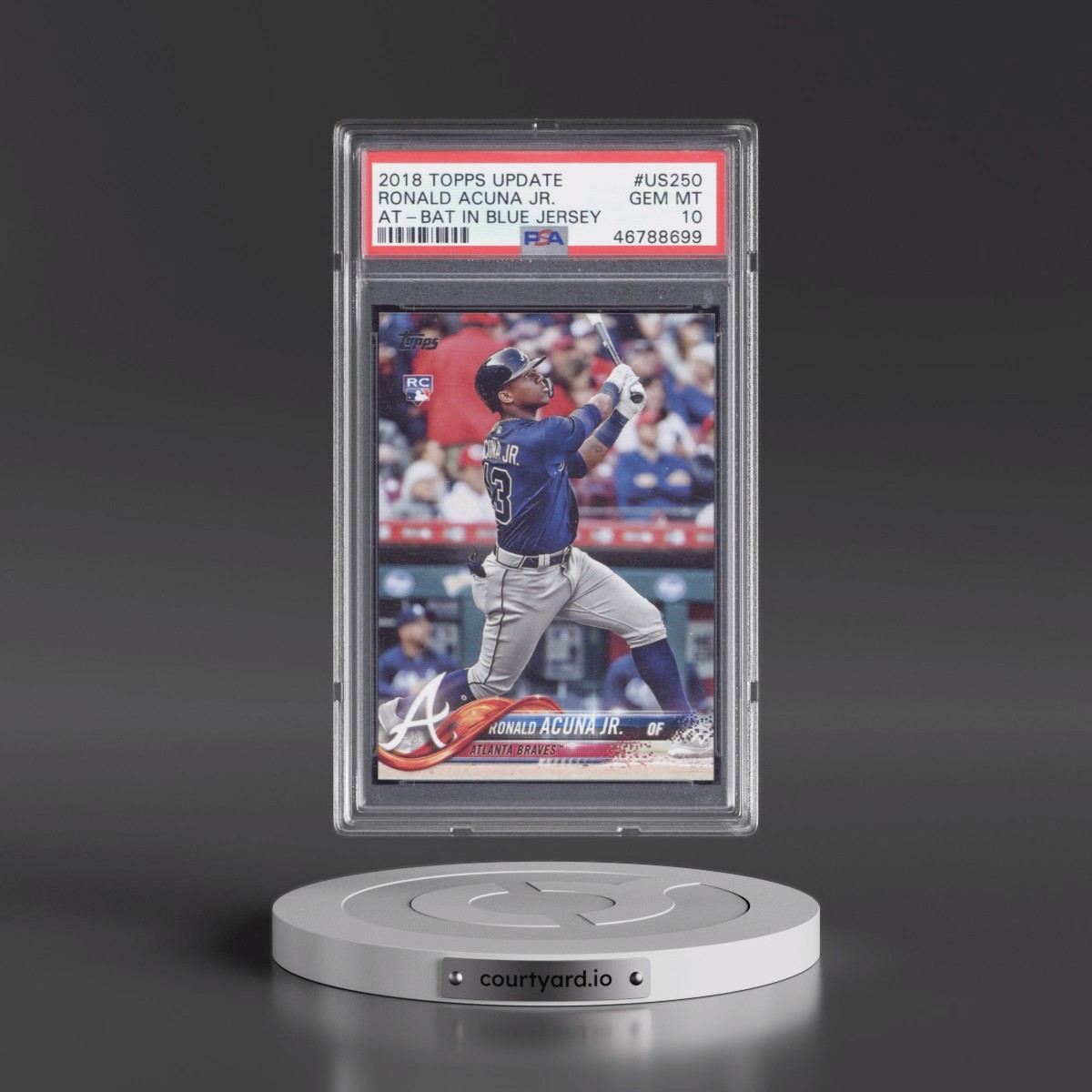 2018 Topps Update #US250 Ronald Acuna Jr. (PSA 10 GEM MINT)