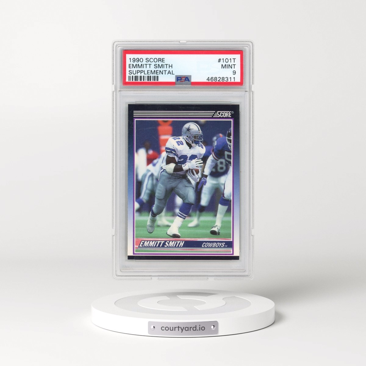 1990 Score Supplemental #101T Emmitt Smith (PSA 9 MINT)