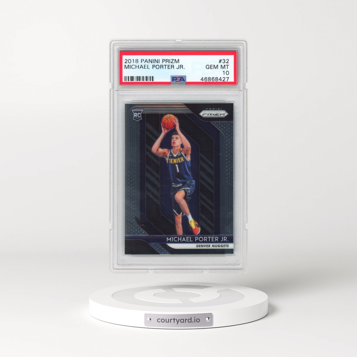 2018 Panini Prizm #32 Michael Porter Jr. (PSA 10 GEM MINT)
