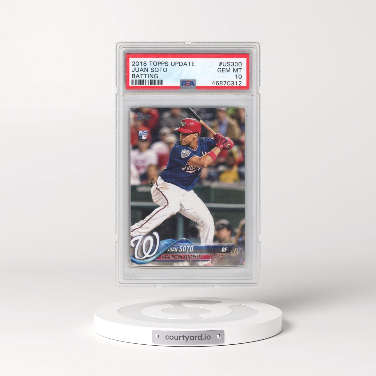 2018 Topps Update #US300 Juan Soto (PSA 10 GEM MINT)
