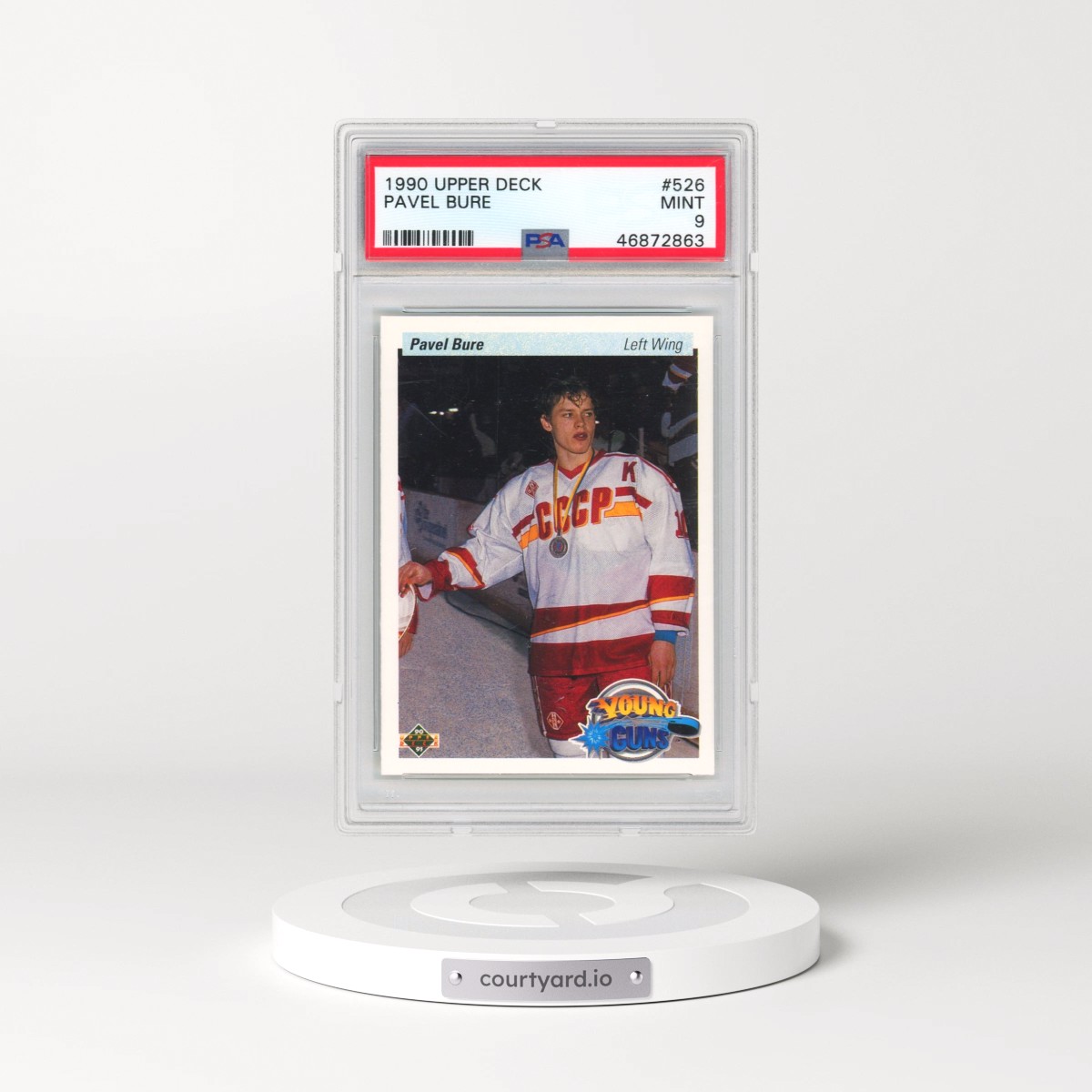 1990 Upper Deck #526 Pavel Bure (PSA 9 MINT)