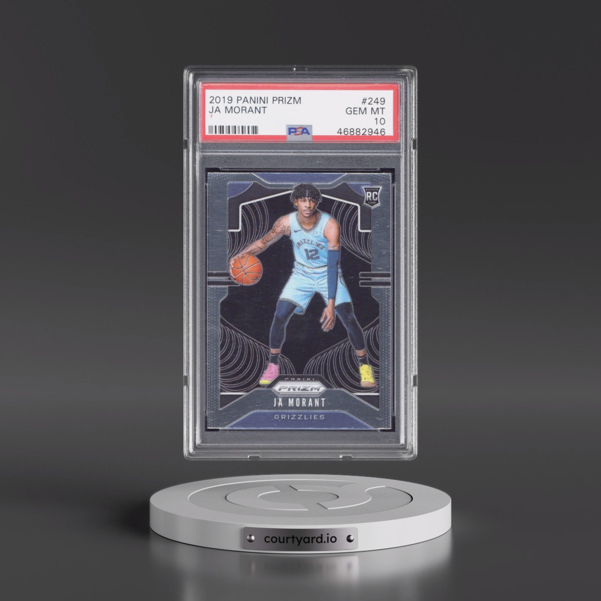 2019 Panini Prizm #249 Ja Morant (PSA 10 GEM MINT)