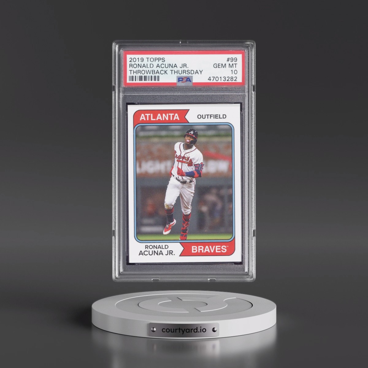 2019 Topps Throwback Thursday Ronald Acuna Jr. #99 PSA 10
