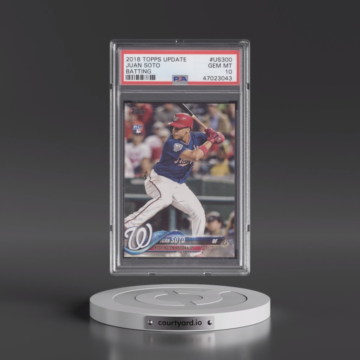 2018 Topps Update #US300 Juan Soto (PSA 10 GEM MINT)