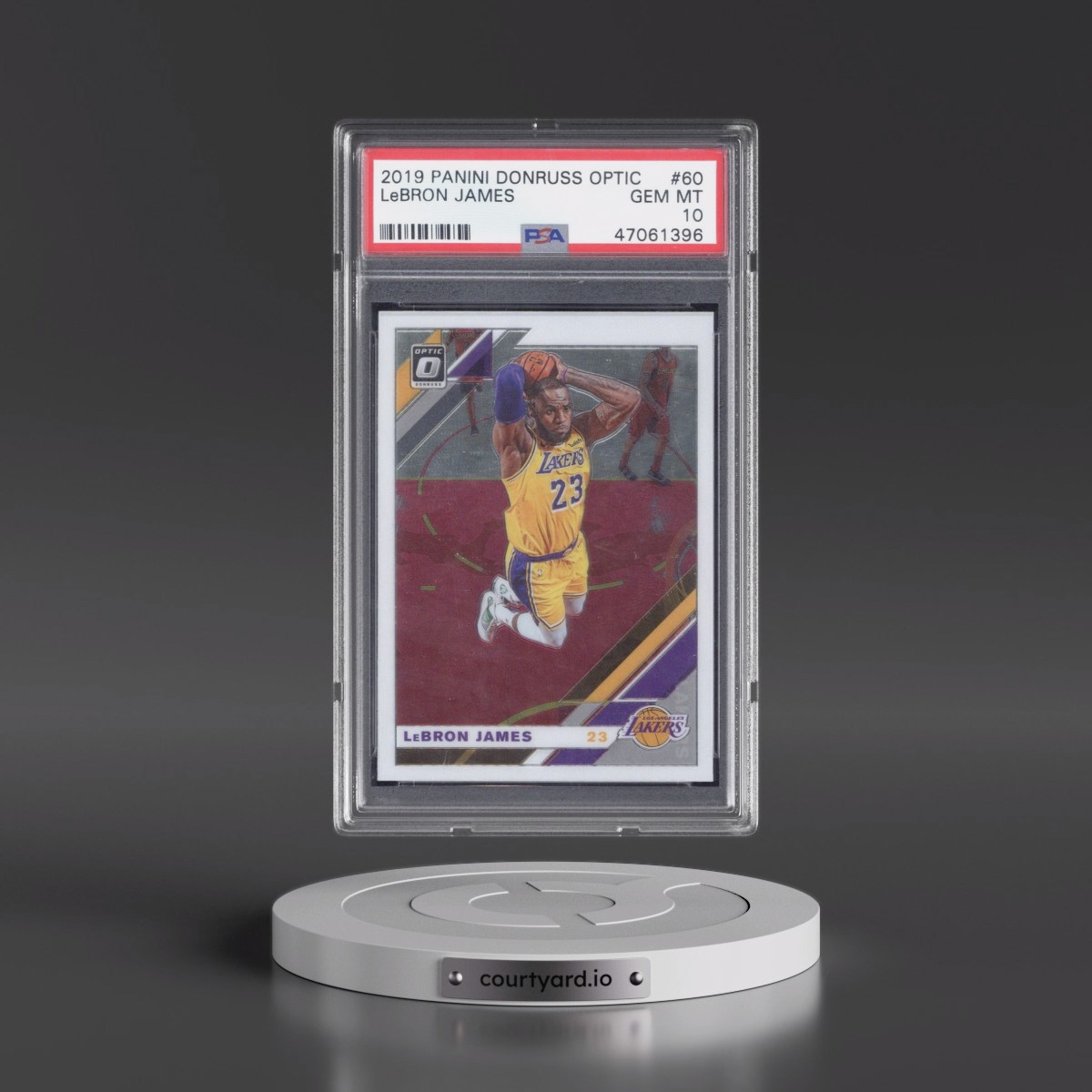 2019 Panini Donruss Optic LeBron James #60 PSA 10