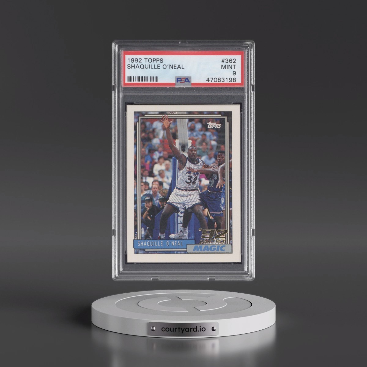 1992 Topps #362 Shaquille O'Neal (PSA 9 MINT)