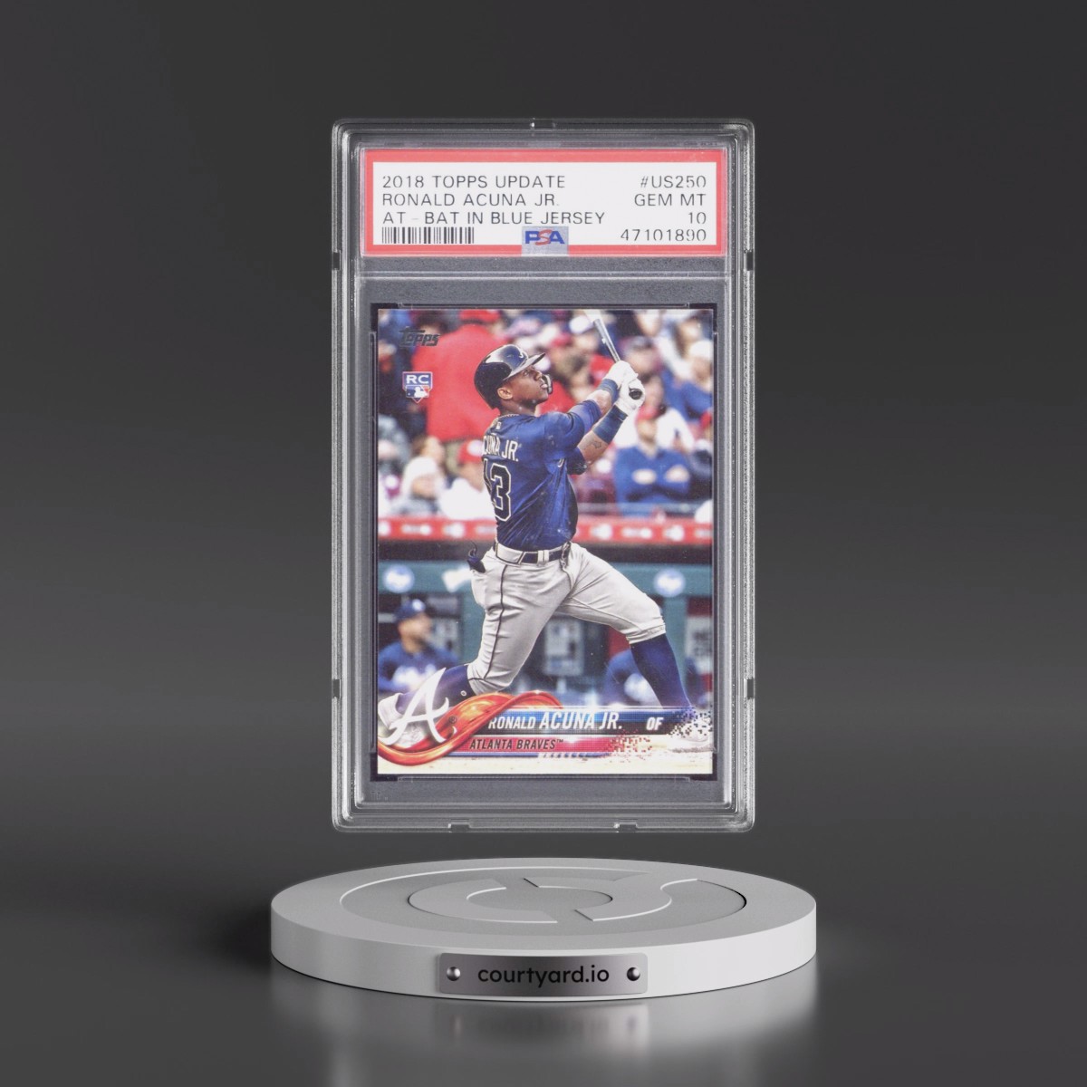 2018 Topps Update Ronald Acuna Jr. #US250 PSA 10