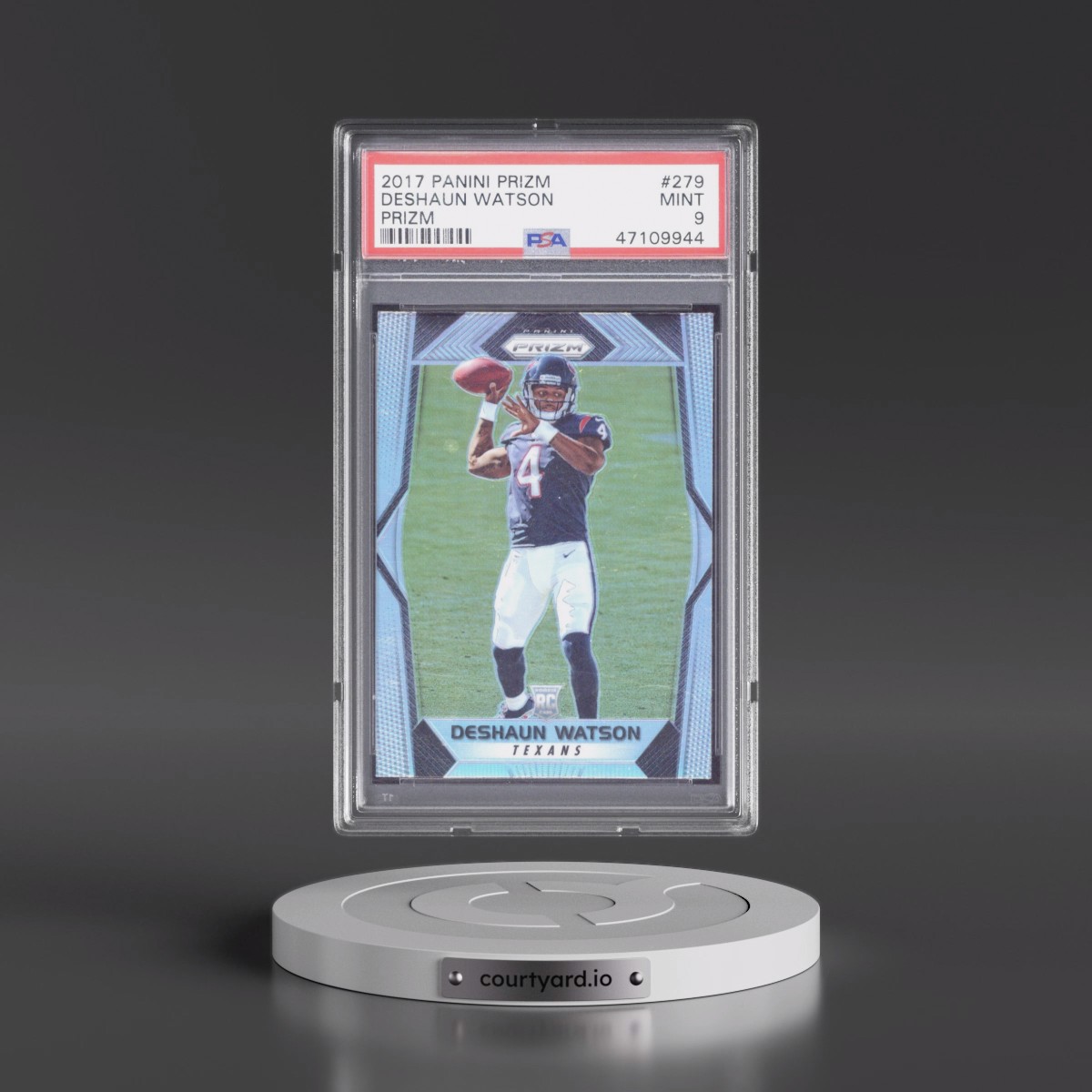 2017 Panini Prizm #279 Deshaun Watson - Prizm (PSA 9 MINT)