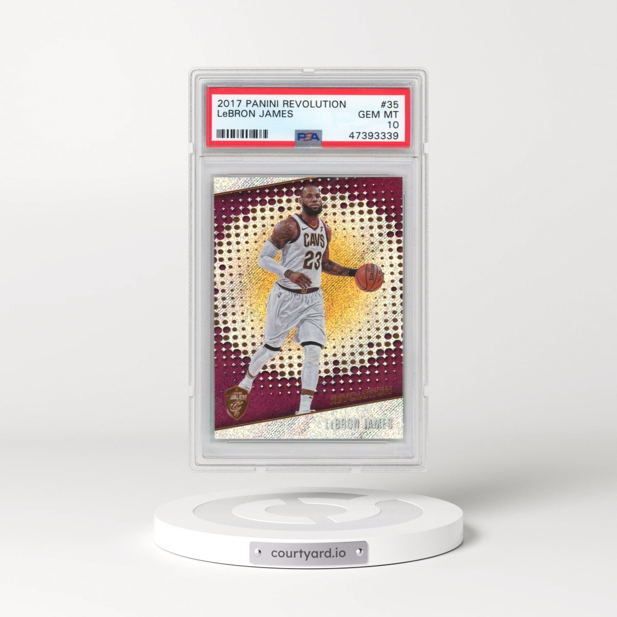 2017 Panini Revolution LeBron James #35 PSA 10