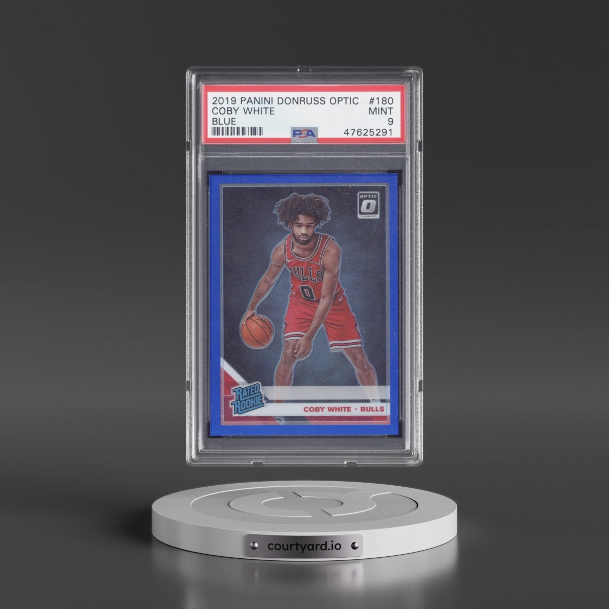 2019 Panini Donruss Optic Coby White - Blue #180 PSA 9