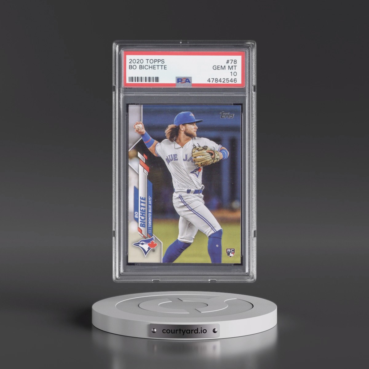 2020 Topps Bo Bichette #78 PSA 10