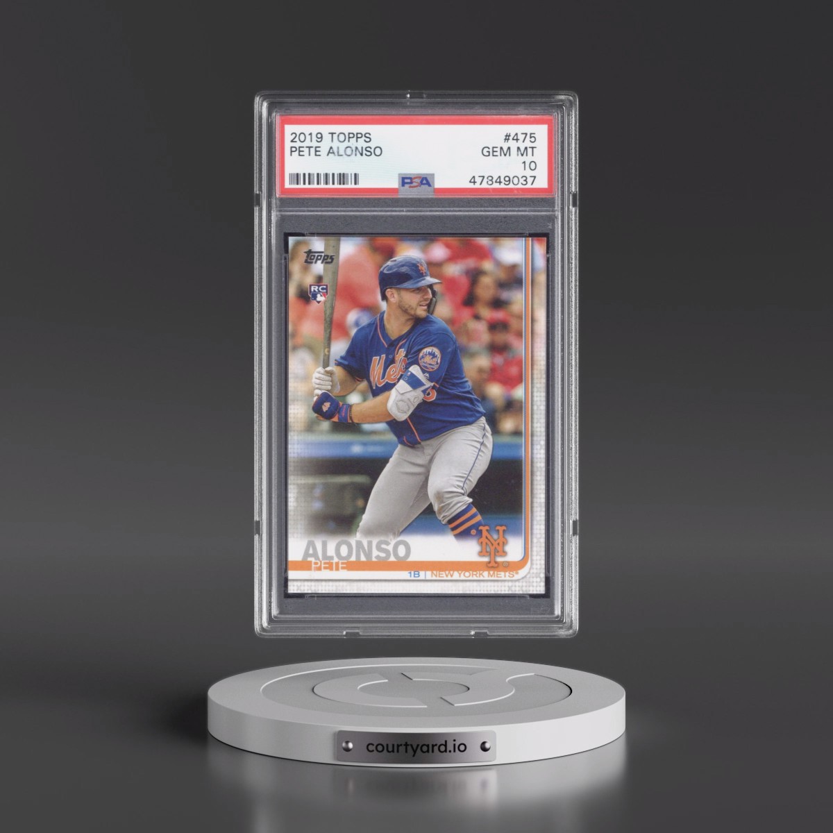 2019 Topps #475 Pete Alonso (PSA 10 GEM MINT)