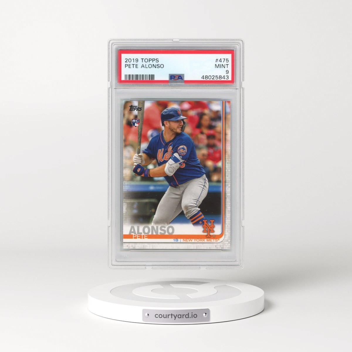 2019 Topps #475 Pete Alonso (PSA 9 MINT)